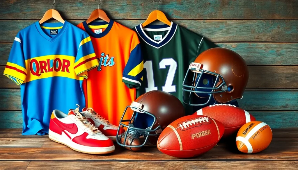 gear for sports vintage
